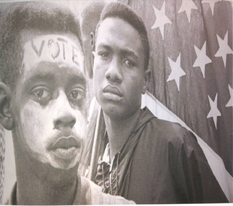Historic photo of young civil rights protesters. Image from Selma to Montgomery National Historic Trail Lowndes Interpretive Center Historic photo of young civil rights protesters. Image from Selma to Montgomery National Historic Trail Lowndes Interpretive Center