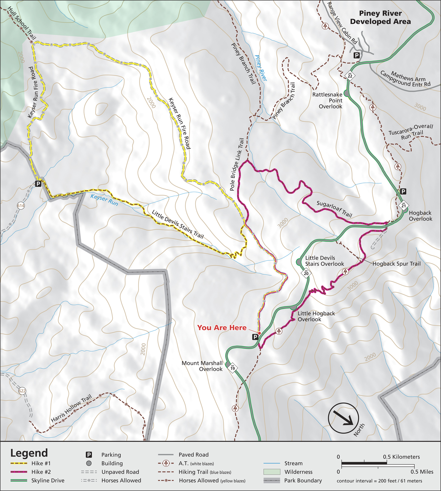 Skyline Drive Map Pdf