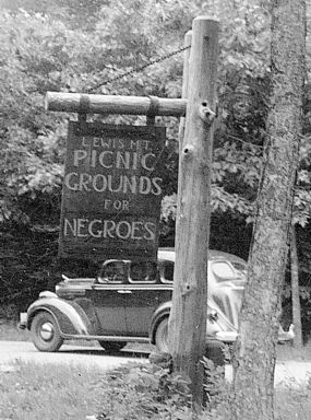 segregation park sign lewis grounds mtn picinc desegregation nps national gov shenandoah south mountain service history picnic crow jim american