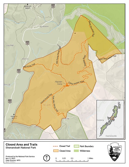 Quaker Run closure map Quaker Run closure map