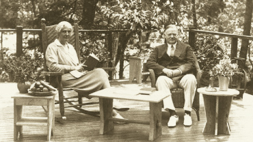 Herbert Hoover at Rapidan Camp
