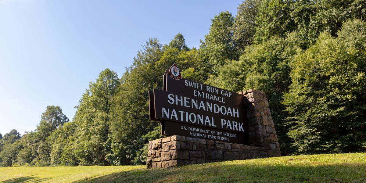 Shenandoah National Park Entrances Map Directions - Shenandoah National Park (U.s. National Park Service)
