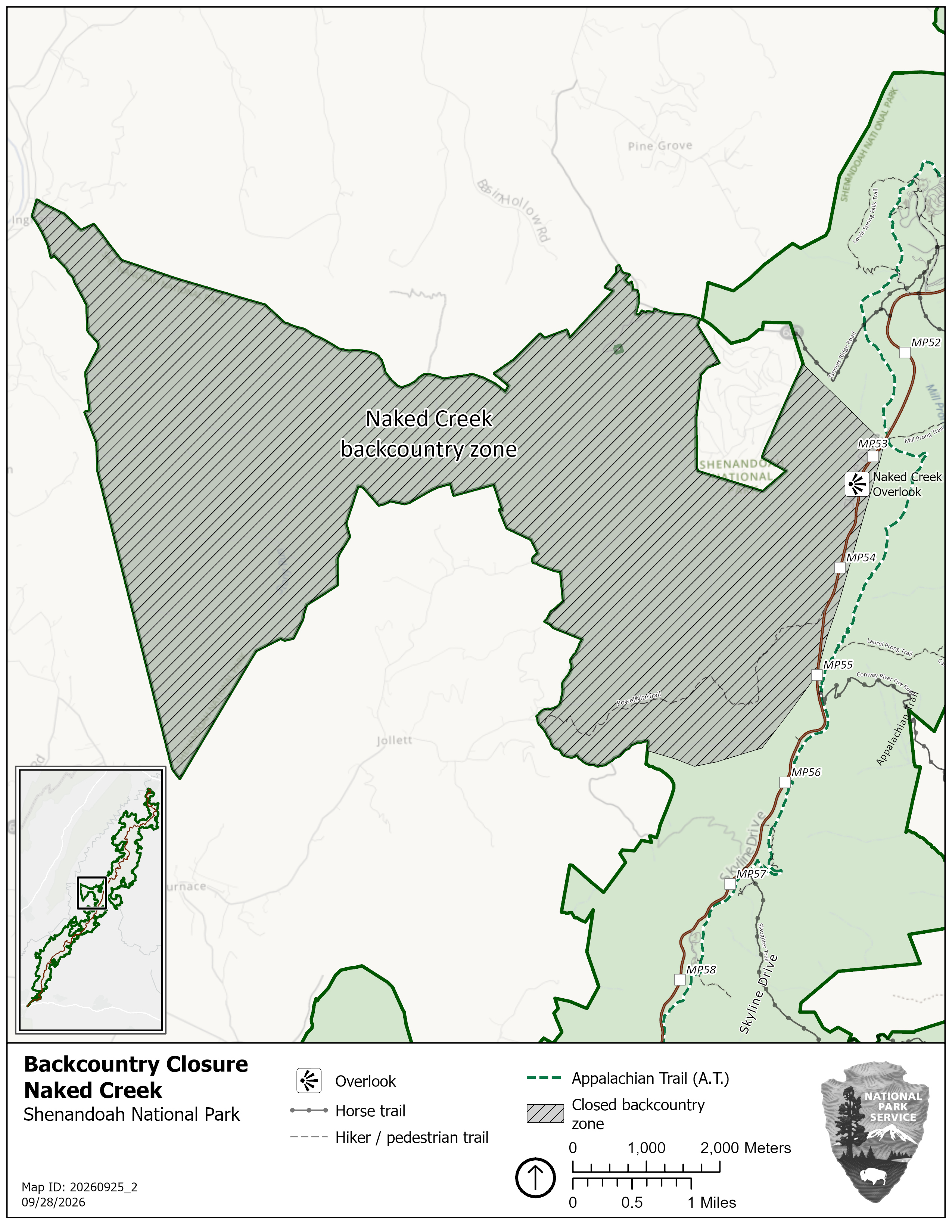 Naked Creek Closure