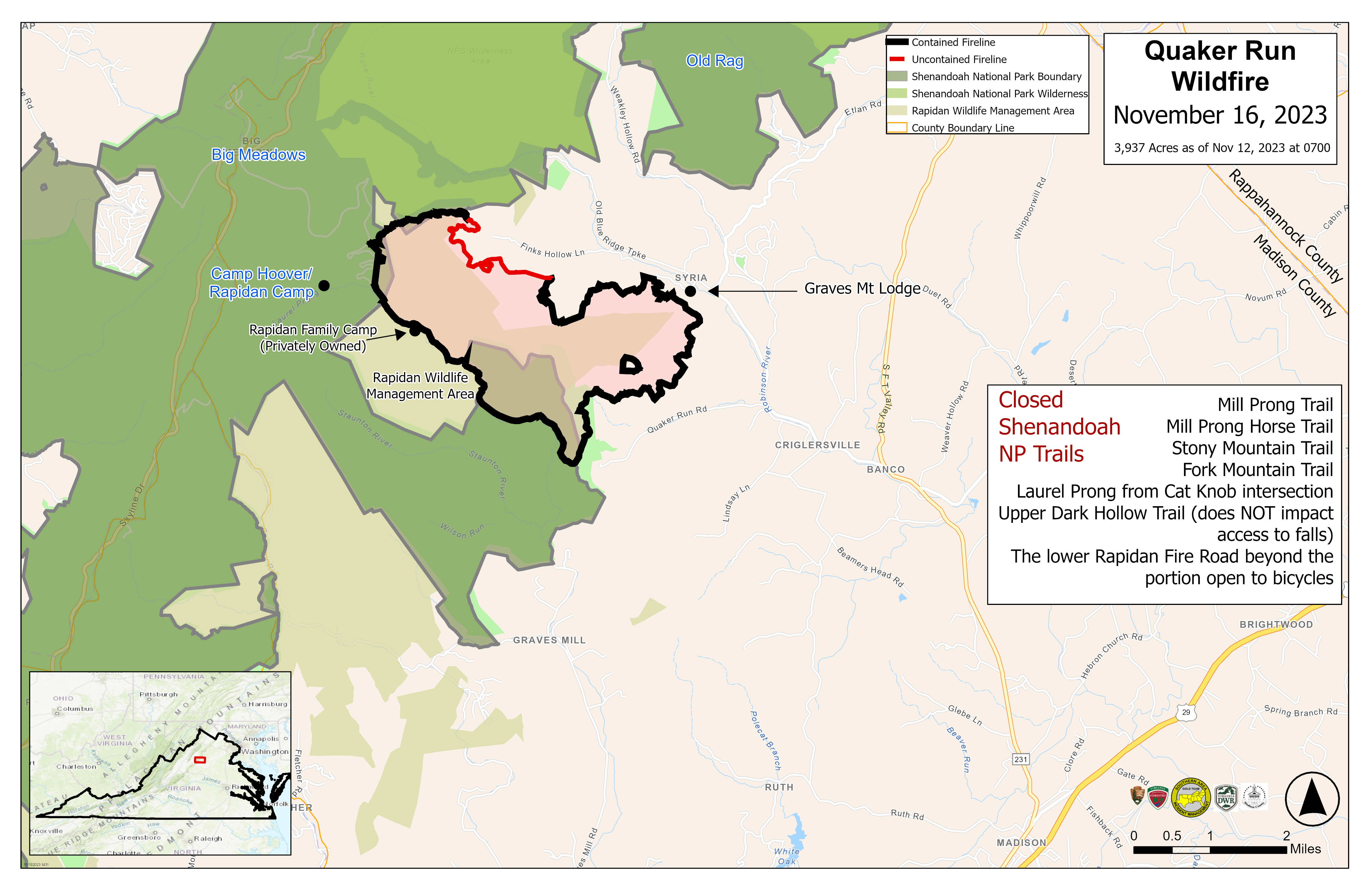 Quaker Run Map November 16