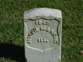 Manning, Joseph grave photograph