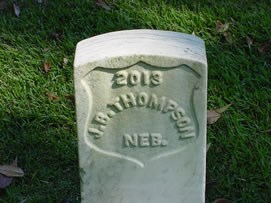 Thompson, J. B. grave photograph
