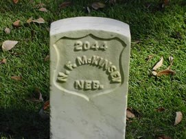 McKinsey, N. F. grave photograph