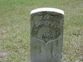 Dickerson, M. grave photograph