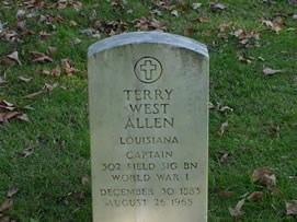 Allen, Terry West grave photograph