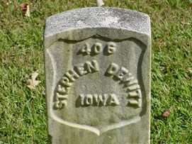 Dewitt, Stephen grave photograph