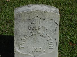 Patton, Thomas J. grave photograph