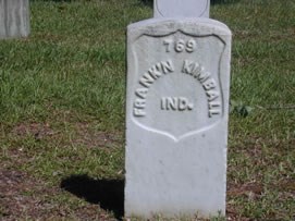 Kimball, Franklin grave photograph