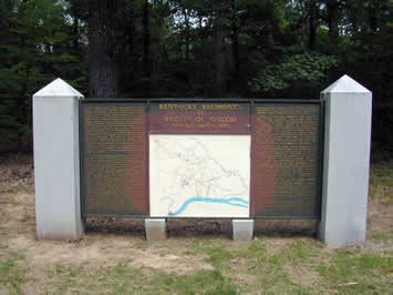 Monument #M108: Kentucky State Memorial (Tenn, Ohio & Miss) close up photograph