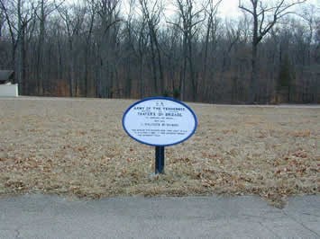Position Marker #119: Thayer's (2nd) Brigade zoomed out photograph