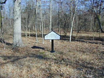 Campsite Tablet #A-06: 20th Illinois Infantry zoomed out photograph