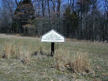 Campsite Tablet #A-17: 1st Battalion, 4th Illinois Cavalry zoomed out photograph