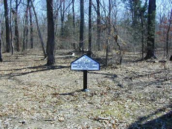 Campsite Tablet #A-18: Stewart's & Carmichael's Companies, Illinois Cavalry zoomed out photograph
