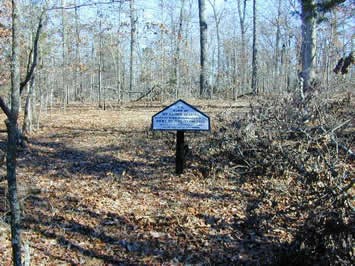 Campsite Tablet #A-24: 12th Illinois Infantry zoomed out photograph