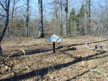 Campsite Tablet #A-25: 13th Missouri Infantry zoomed out photograph