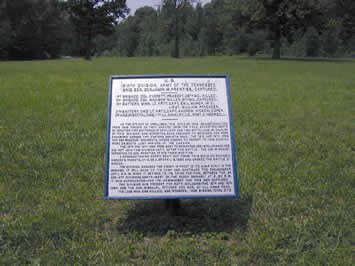 Historic Plaque #I: Prentiss' (6th) Division, Army of the Tennessee zoomed out photograph