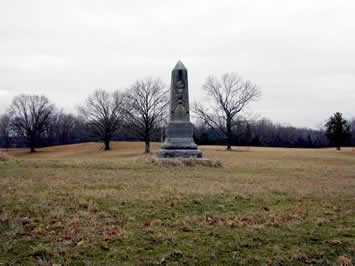 Monument #M079: 11th Indiana Infantry zoomed out photograph
