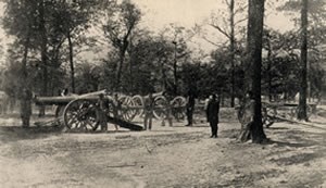 Union Siege Guns on Grant's Last Line