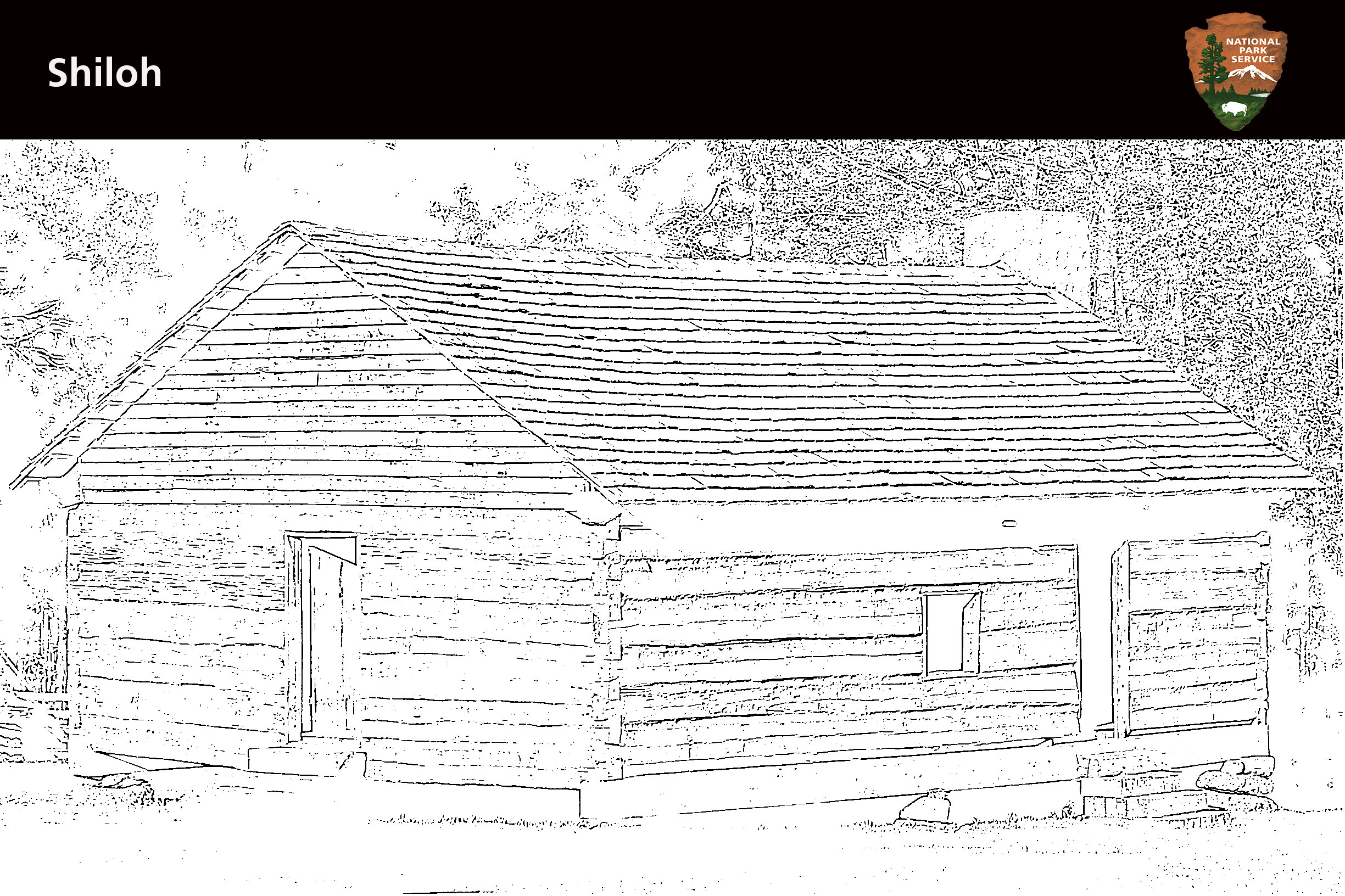 shiloh color pages - Shiloh National Military Park (U.S. National Park