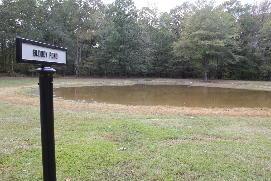 Bloody Pond Sign bloody pond sign