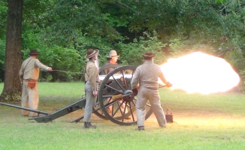 Cannon Fire - NPS Photo cannon firing demonstration