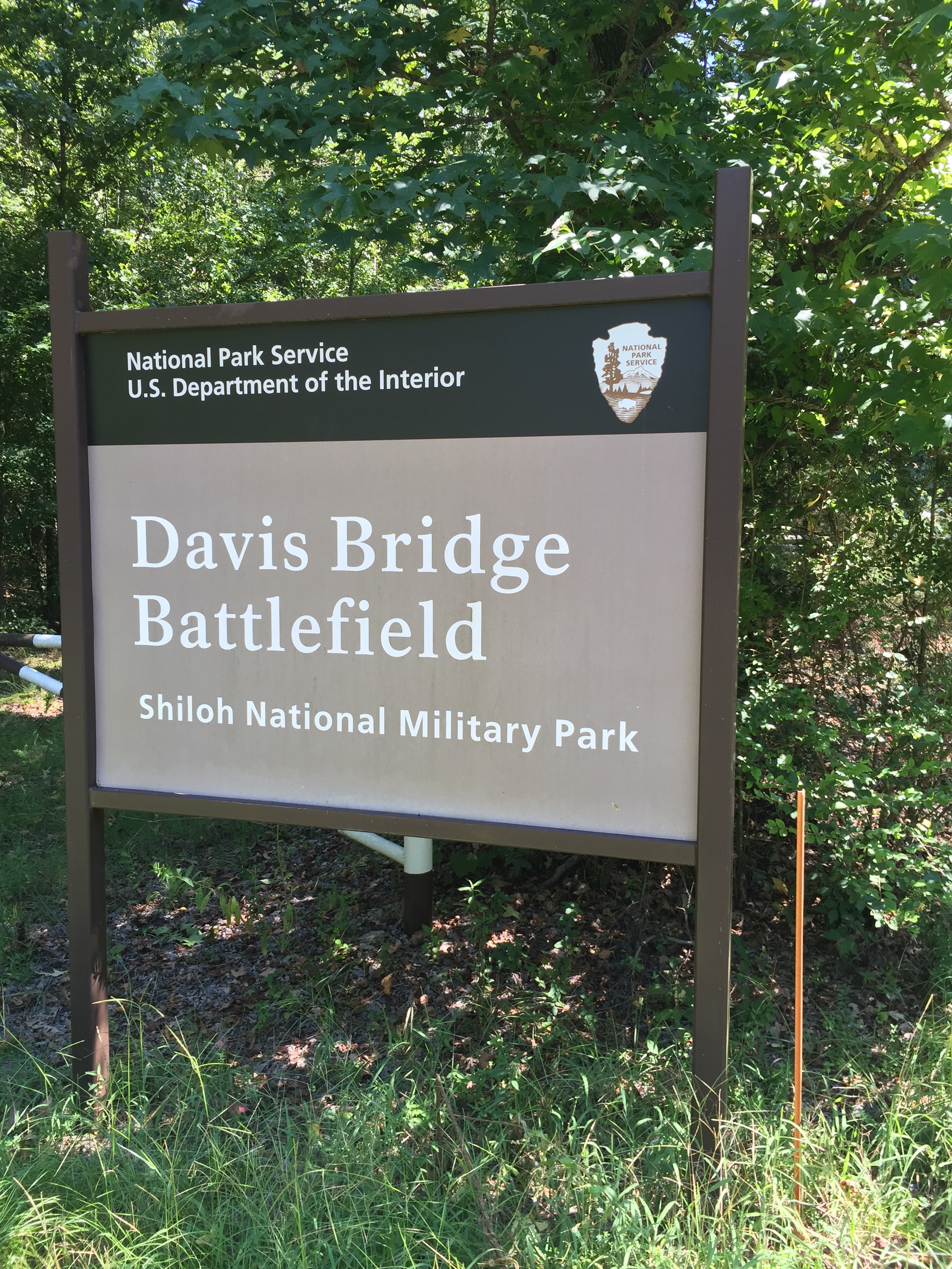 Davis Bridge Sign