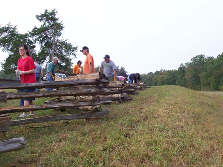 2012 NPLD Volunteers Erecting Fences