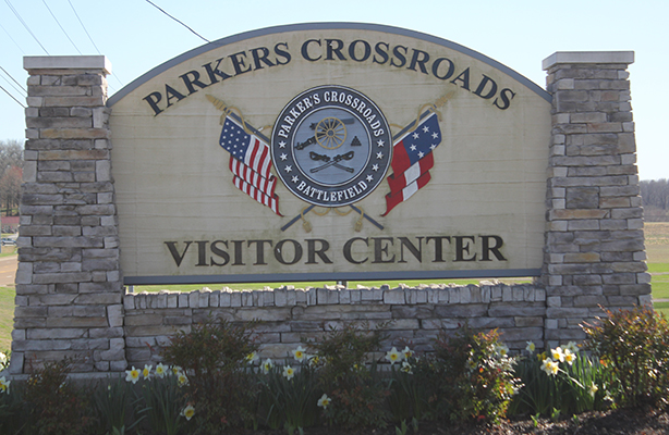 Parkers-Crossroads-Sign Parkers Crossroads Sign