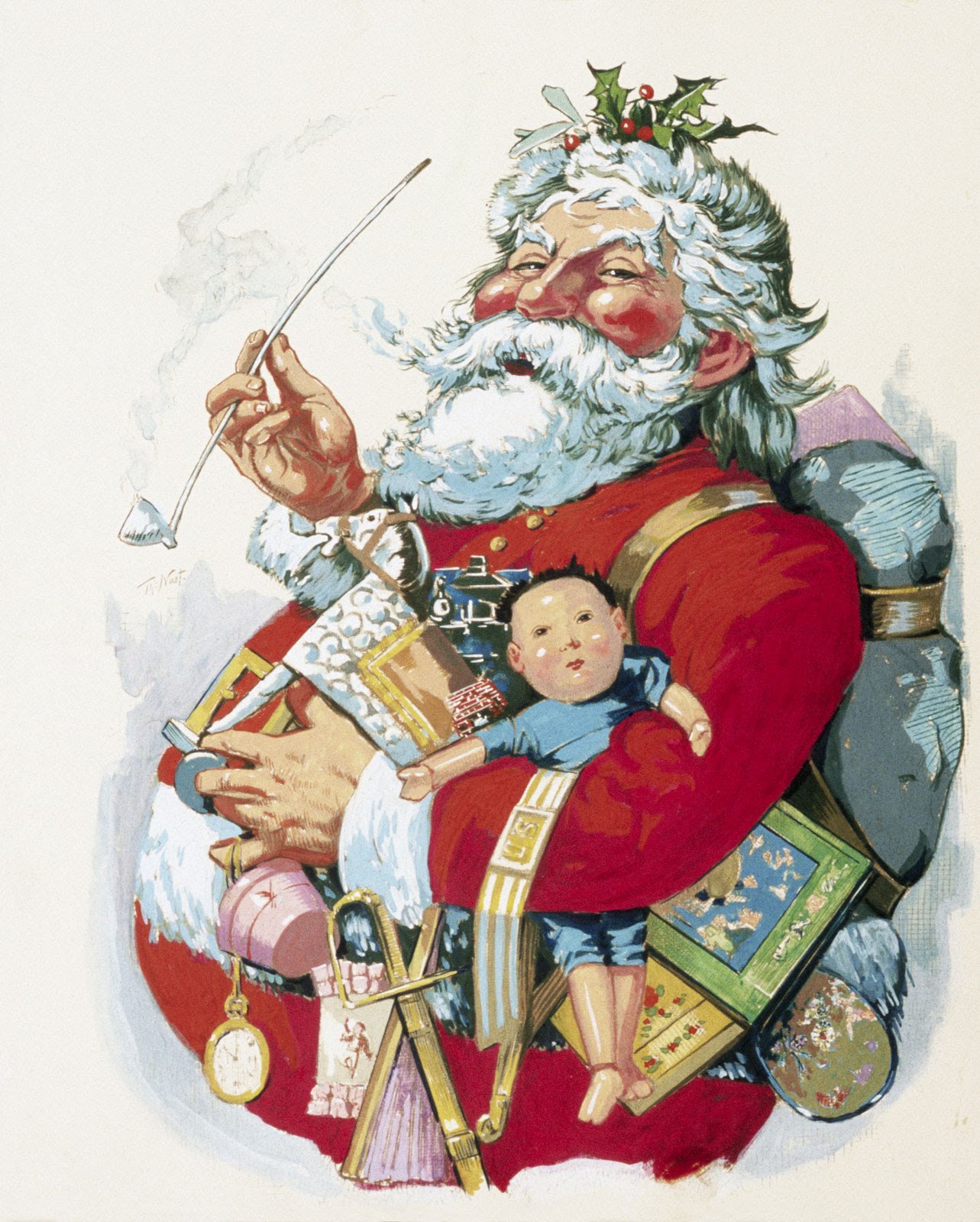 Nast Santa A drawing of Santa from 1881