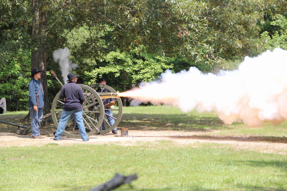 union artillery fire july 12 - NPS Photo
