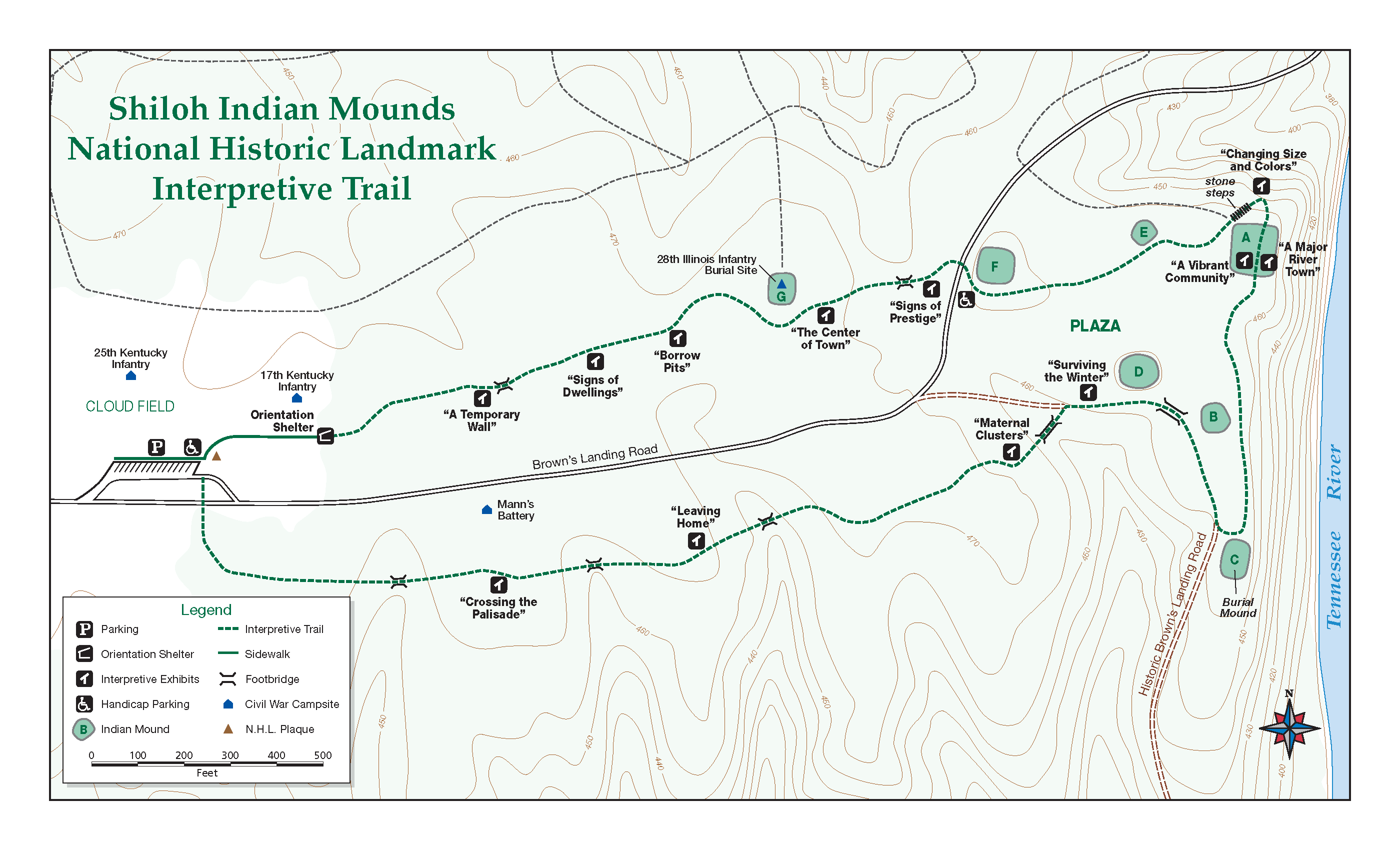 Indian Mounds Trail Map 2025