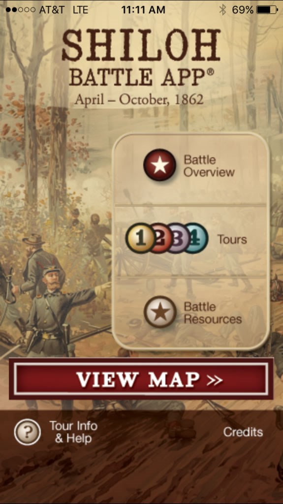 Shiloh Battle App Graphic