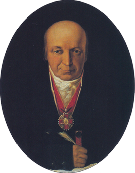 A portrait of Alexander Baranov.