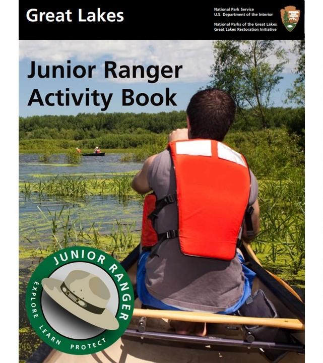 Junior Ranger Great Lakes activity book cover
