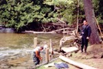 Testing water flows in the Crystal River