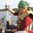 Researchers taking core samples