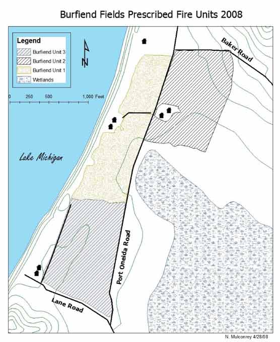 Map of prescribed fire.