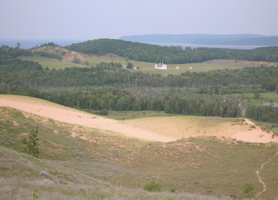 Cottonwood Trail view of the Dune Climb