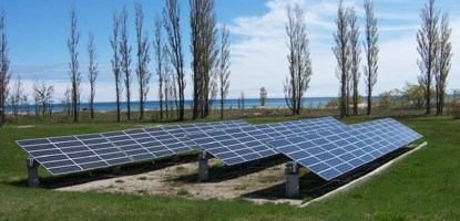 Photovoltaic array at NMI