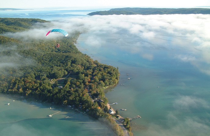 Aerial view of the Glen Lakes