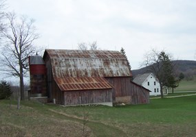 Charles Olsen Farm from Bay View Trail