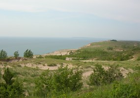 View from Sleeping Bear Dune Overlook