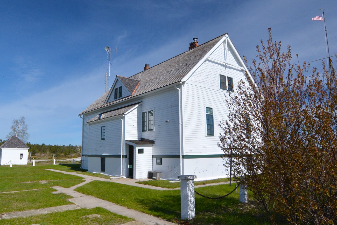 South Manitou Island old coast guard station