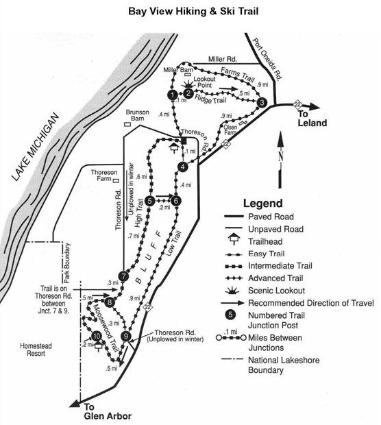 Bay View Trail Map