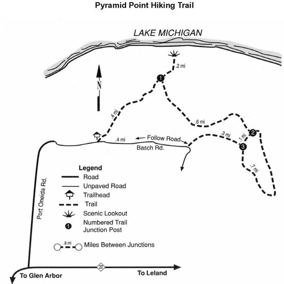 Pyramid Point Hiking Trail Pyramid Point Trail - Sleeping Bear Dunes National Lakeshore (U.s. National  Park Service)