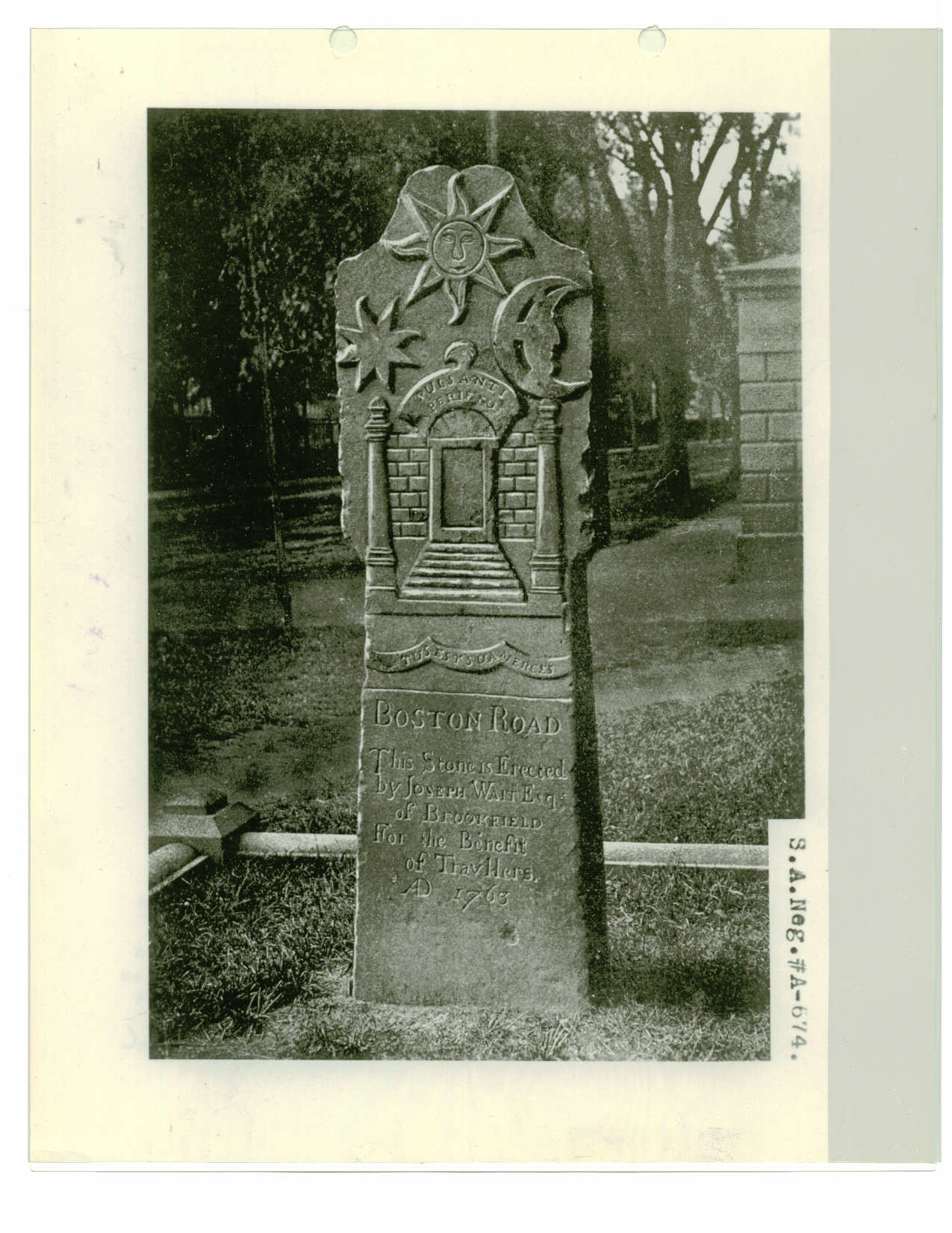 The marker about 1900